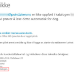 Office 365 - fungerte-ikke